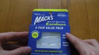 MACKS Pillow Soft Silicone Earplugsやわらかシリコン耳栓 [upl. by Decrem]