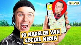 10 NADELEN VAN SOCIAL MEDIA [upl. by Rebmit]