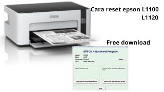 Cara mudah reset printer epson m1100 m1120 free download [upl. by Kurtzman]