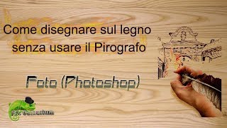 Riprodurre tratti di un volto con Photoshop per il pirografo [upl. by Lockwood725]