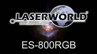 Laserworld  ES800RGB  Evolution Series RGB whitelight projector with ROYALBLUE 445nm [upl. by Forward]