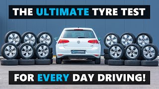 12 of the BEST car tyres for every day driving tested and reviewed [upl. by Rodrick]