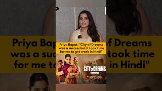 Priya Bapat quotCity of Dreams was a success but it took time for me to get work in Hindiquot [upl. by Annawit]