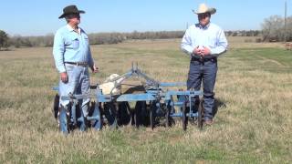 Preparing a Wildlife Food Plot with a Disk Plow [upl. by Notrem]