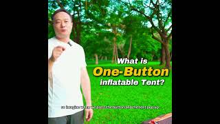 Press one button and the tent pops up So simple camping campinggear lydarz airtent viral [upl. by Suirauqed]