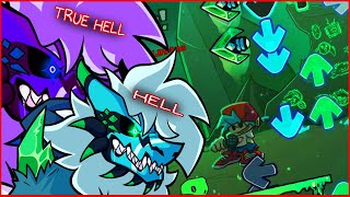 FNF Retrospecter  Ectospasm True Hell vs Hell mode comparison [upl. by Anirrak]