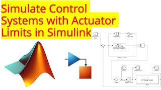 Intro to Simulink Simulation of Control Systems with Actuator Limits [upl. by Orual]