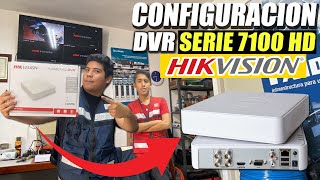 Configuración DVR Hikvision Serie 7100 Desde Cero HD Pasos Esenciales [upl. by Kathie580]