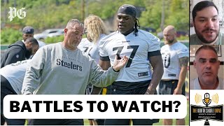 Steelers training camp preview Can Broderick Jones Joey Porter Jr be phenoms in Latrobe [upl. by Aerda]