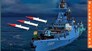 Visakhapatnam  Brahmos ll Missile a stunning missile modern warship [upl. by Phia]