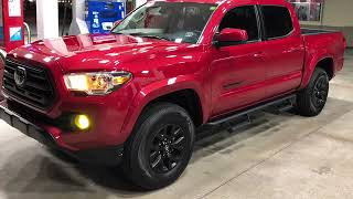 3rd gen Tacoma SR5 transformation 2 inch leveling kit 26575r16 tires TRD Pro grille chrome delete [upl. by Nereids]