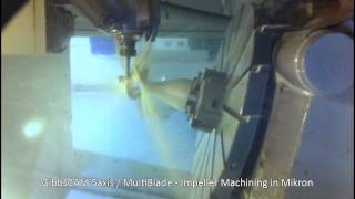 GibbsCAM  Impeller Machining in Mikron [upl. by Netsyrc]