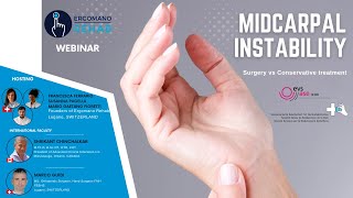 Ergomano Webinars1 Midcarpal Instability with Shrikant Chinchalkar and Dr Marco Guidi 13032024 [upl. by Janine712]