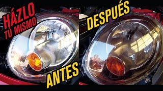 Como polarizar faros de auto  DIY SMOKE HEADLIGHTS LAMINX [upl. by Nnyleahs]