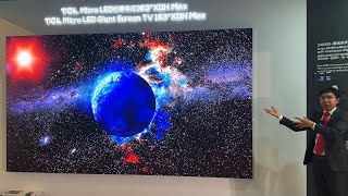 TCL Unleash 163inch Micro LED TV with 10000 Nits HDR [upl. by Irelav]