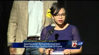 Suart Scott honored at RJ Reynolds High School [upl. by Christmann]