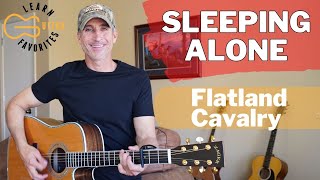 Sleeping Alone  Flatland Cavalry  Advanced Guitar Tutorial [upl. by Geraud]