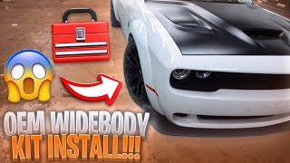 DODGE CHALLENGER DEMON WIDEBODY KIT 20X12 FERRADA WHEELS [upl. by Mamoun]