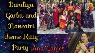 Navratri Kitty Party Extravaganza Fun Games amp Theme Ideas  Dandiya Garba kitty party kittyparty [upl. by Crissie268]