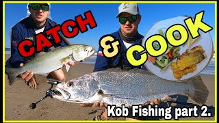 FISHING FOR KOBMULLOWAY part 2 Catch and COOK ELFSHAD FRIED Fish Recipe [upl. by Rosaline]