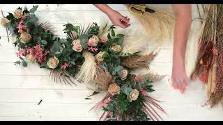 How To OASIS® Ideal Floral Foam Maxlife Netted Garland [upl. by Abba959]