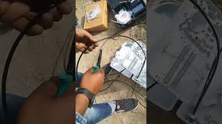 How to splicing fiber optic cable part 1 [upl. by Allix]