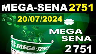 Dicas de ouro  Mega Sena 2751 2024 Sorteio PALPITES Premiação [upl. by Woodhouse]