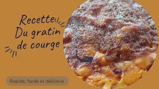 Recette du gratin de courge [upl. by Vanderhoek]