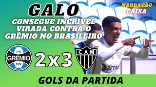 GALO vence o IMORTAL TRICOLOR de virada nos acréscimos  GOLS NARRAÇÃO  MÁRIO HENRIQUE CAIXA [upl. by Anitniuq]