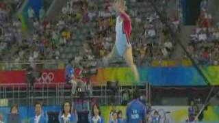 MarieSophie Hindermann 2008 Olympics Prelims Floor [upl. by Retnyw]