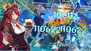 BURN MELT ROSARIA IS CRAZY  CONSISTENT 100K  Rosaria one cycles triple kenki  46 abyss [upl. by Silma243]