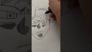 Drawing son goku Ultra Instinkt [upl. by Uzial281]