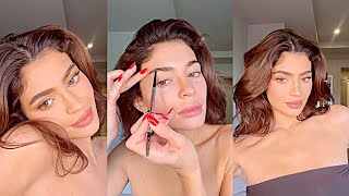 Kylie Jenner 2017 makeup glam tutorial kyliejenner makeuptutorial [upl. by Nac]