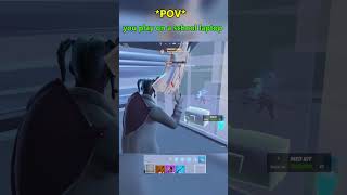 POV You play on a school laptop 💀 Fortnite fortniteclips martoz [upl. by Nnylireg150]