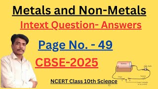 Class 10 science Chapter 3 intext question answers page 49InText QuestionsAnswers CBSE 2025 [upl. by Nilyarg221]