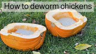 How to deworm chickens naturally  Quick and easy recipe [upl. by Elletnohs581]