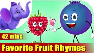 Fruit Rhymes – Ultra HD 4K Best Collection of Rhymes for Children in English [upl. by Eilliw630]