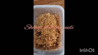 Shenga Chutney Pudi Easy and Qucik one Peanut Pudi [upl. by Hcardahs]