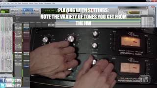 Universal Audio 1176LN FET Compressor Hardware vs Plugin comparison  Bass Guitar best settings [upl. by Buyse191]