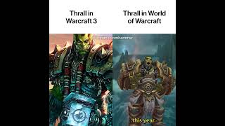 Thrall in Warcraft 3 vs in WoW [upl. by Ahsekar]