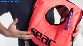 Seac Sub Snorkelling Vest  wwwsimplyscubacom [upl. by Yendirb]