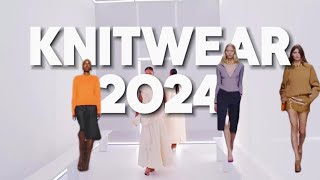 KNITWEAR TRENDS 2024 [upl. by Lehte]