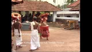 Pulikandan Theyyam at Sree Kuttiyattur Puliyoor Kali Temple [upl. by Nedac]