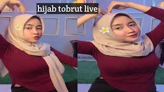 hello shelly hijabers tobrut live tiktok [upl. by Ralfston]