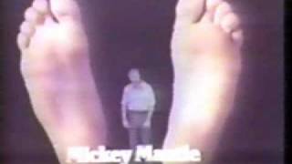 Mickey Mantle and Athletes Foot Commercial 1976 [upl. by Htnamas]