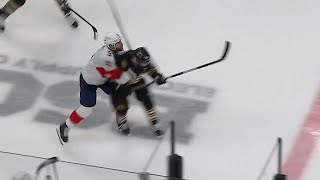 Sam Bennett sucker punch on Marchand reverse angle 51024 [upl. by Llewol]