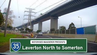 Melbourne State Route 35 Laverton North to Somerton Real Time Driving 4K [upl. by Wharton851]