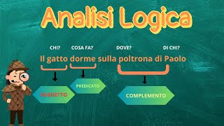 quotAnalisi Logicaquot apprendimento italiano youtubekids grammatica [upl. by Arah]