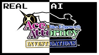 Ace Attorney Investigations  Miles Edgeworth  Objection 2009 Theme but its continued by AI [upl. by Lledraw908]