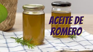 ACEITE de ROMERO para Dolores Musculares y para el Cabello 🌿 Macerado Oleato de Romero [upl. by Adlih]